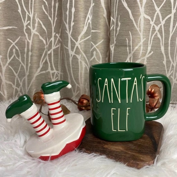 Rae Dunn elf gnome xmas CHRISTMAS KITCHEN COFFEE NEW HTF - Picture 4 of 6
